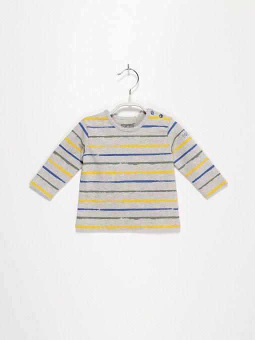 Лонгслив Esprit модель 7040821003_сірий комб. Фото