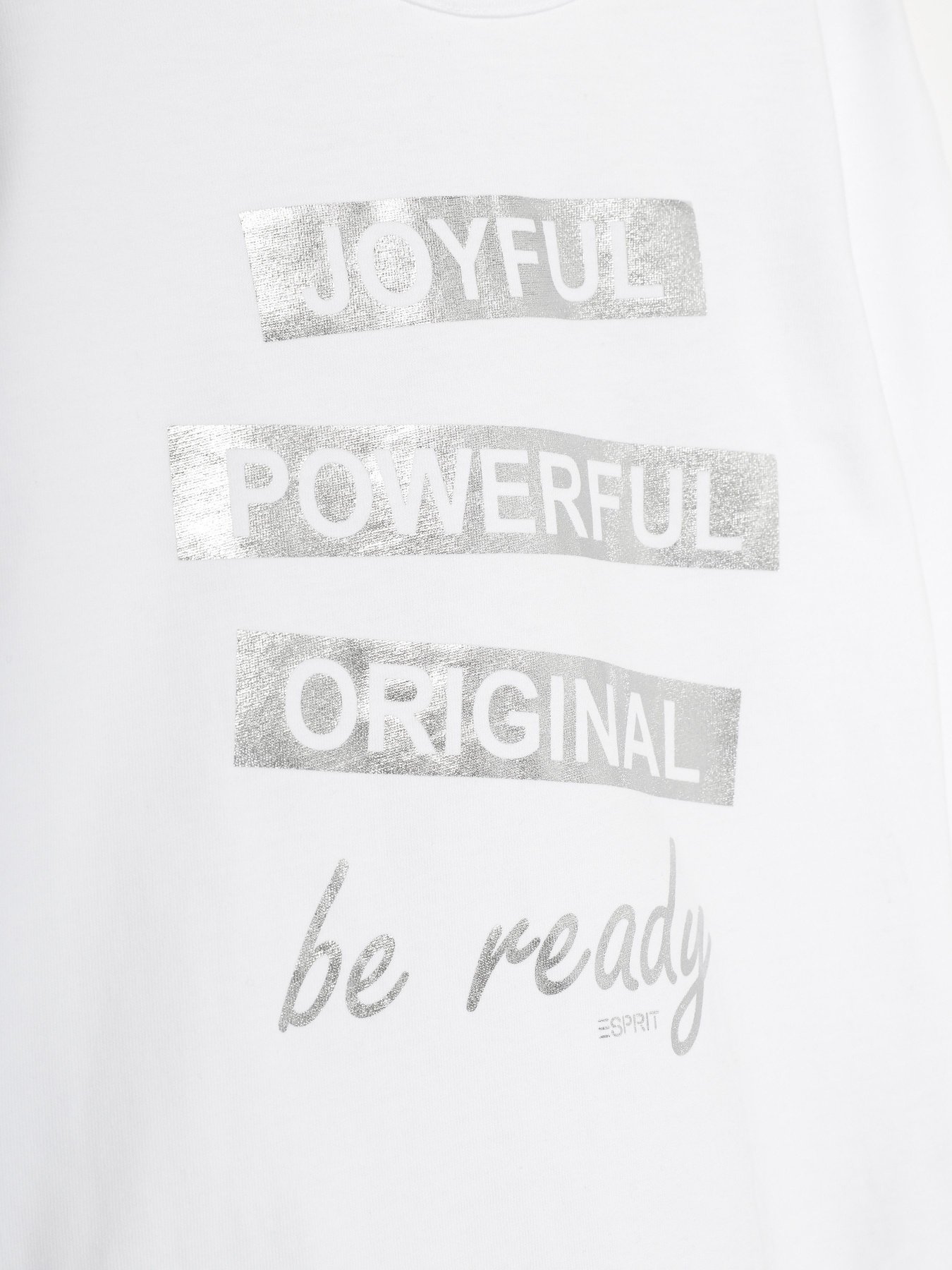 Лонгслив Esprit модель 7040851005_білий комб. Фото