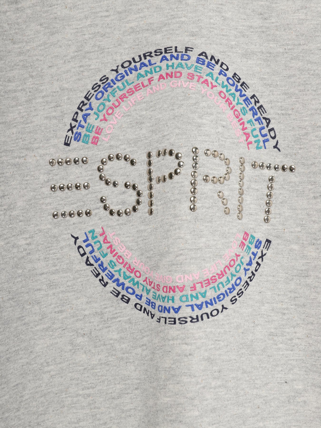 Лонгслив Esprit модель 7040851006_сірий комб. Фото