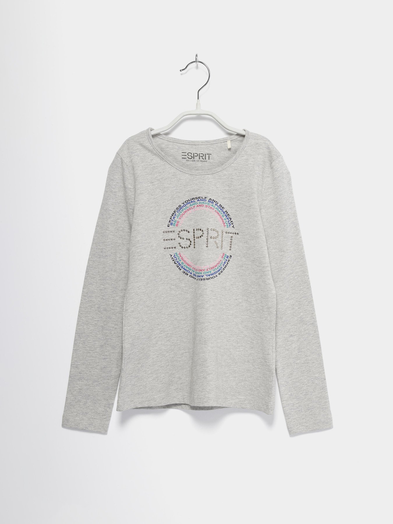 Лонгслів Esprit модель 7040851006_сірий комб. Фото