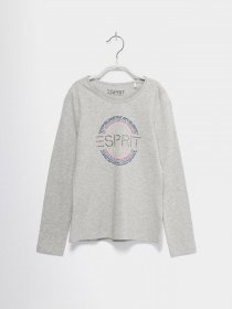 Лонгслів Esprit модель 7040851006_сірий комб. Фото