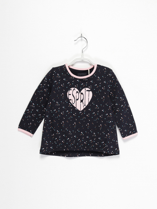 Лонгслив Esprit модель 7040811004_т.синій комб. Фото