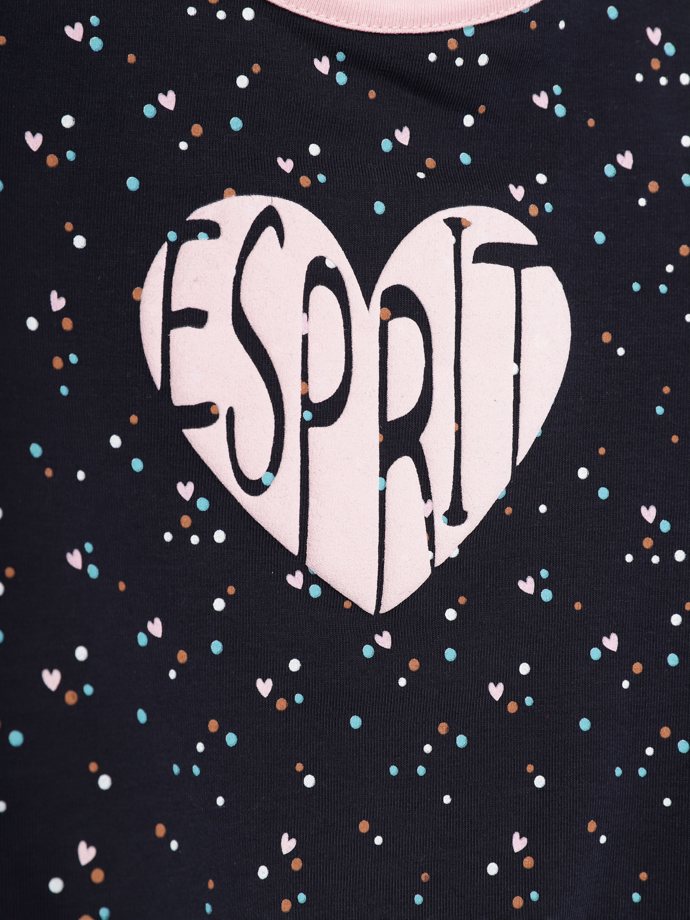 Лонгслів Esprit модель 7040811004_т.синій комб. Фото