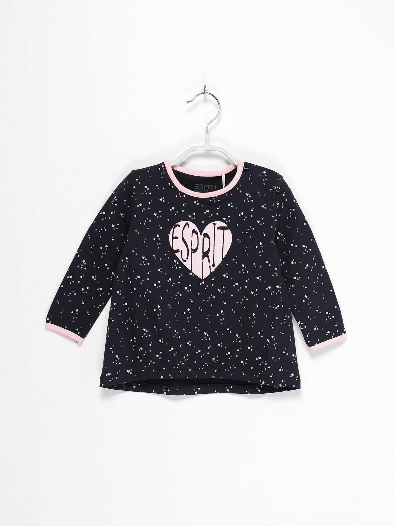 Лонгслів Esprit модель 7040811004_т.синій комб. Фото