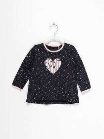 Лонгслів Esprit модель 7040811004_т.синій комб. Фото