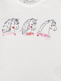 Лонгслив Esprit модель 7040911007_білий комб. Фото