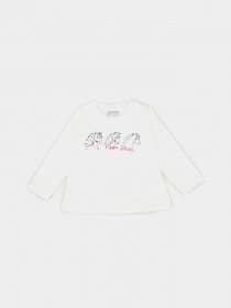 Лонгслів Esprit модель 7040911007_білий комб. Фото