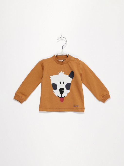 Лонгслів Esprit модель 7040921003_с.коричневий комб. Фото