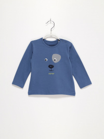 Лонгслів Esprit модель 7040921004_синій комб. Фото