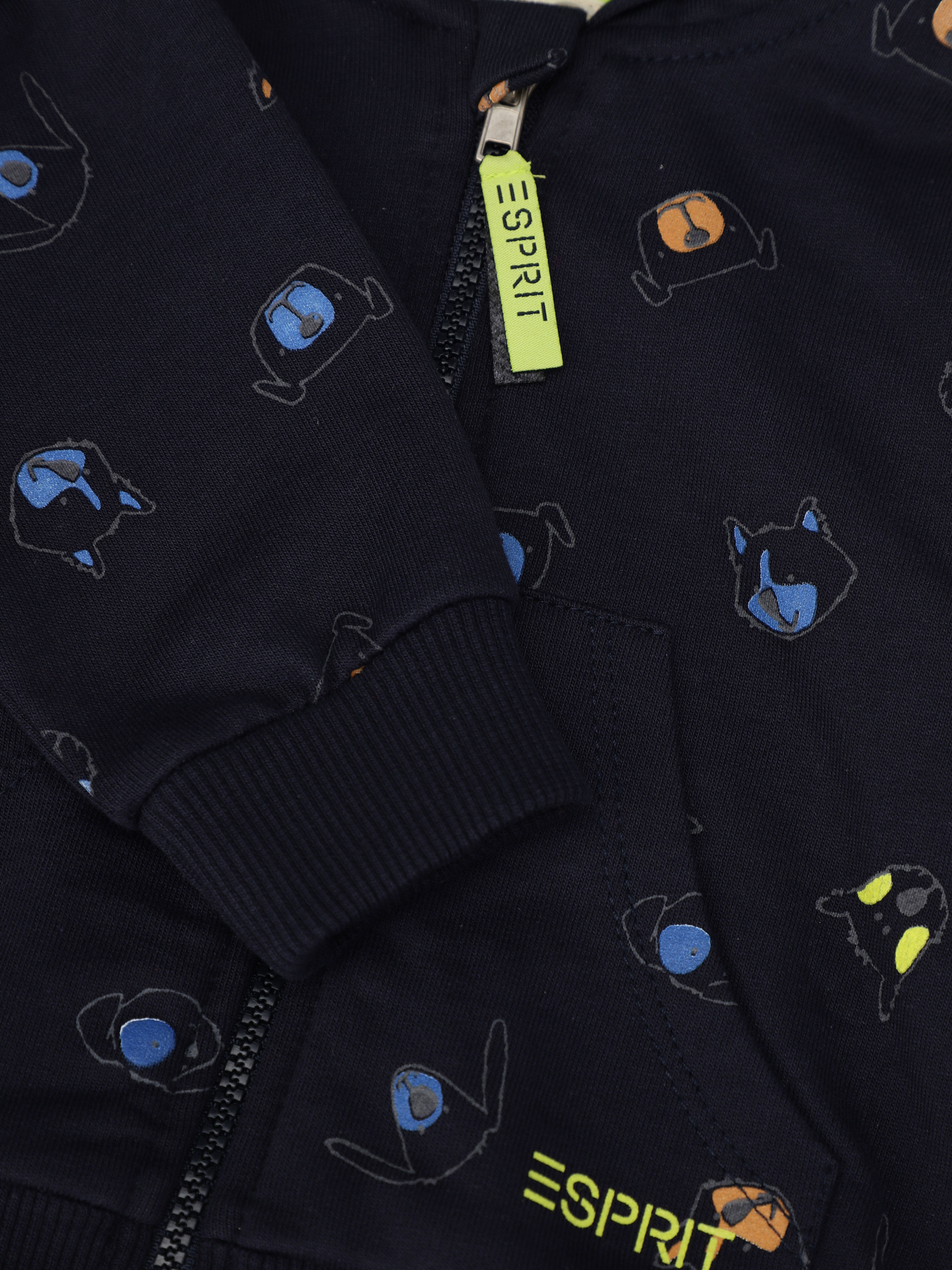 Спортивная кофта Esprit модель 7040921701_т.синій комб. Фото