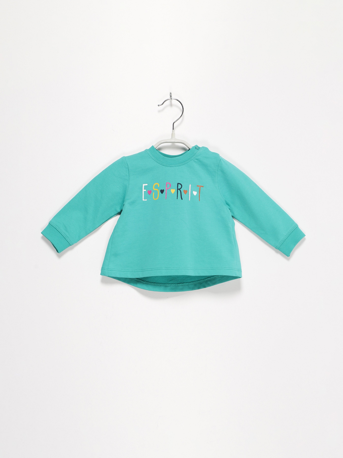 Лонгслів Esprit модель 7040811502_бірюзовий Лонгслів Esprit модель 7040811502_бірюзовий Фото