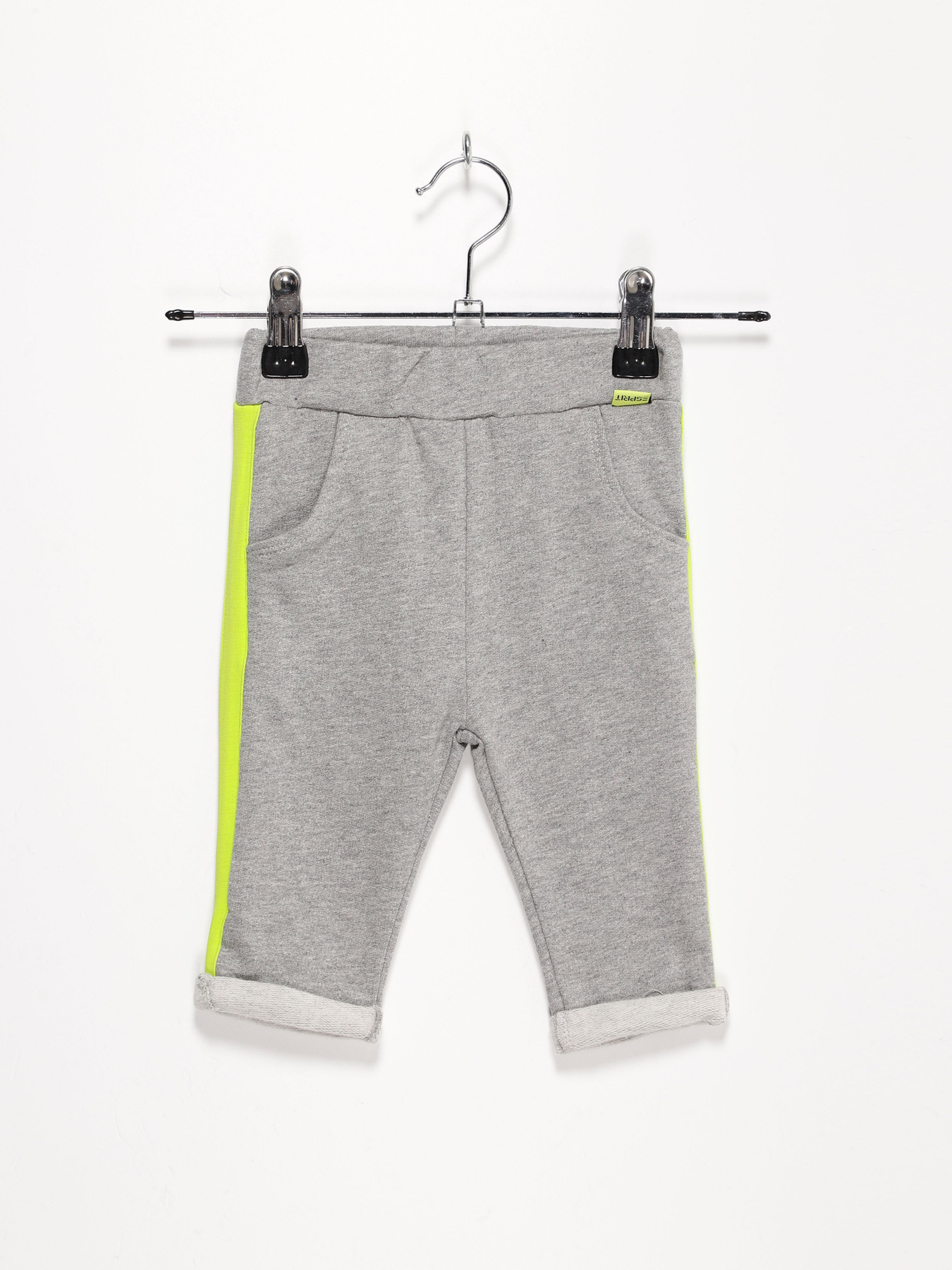 Повсякденні штани Esprit модель 7040922301_сірий з салатовим Фото