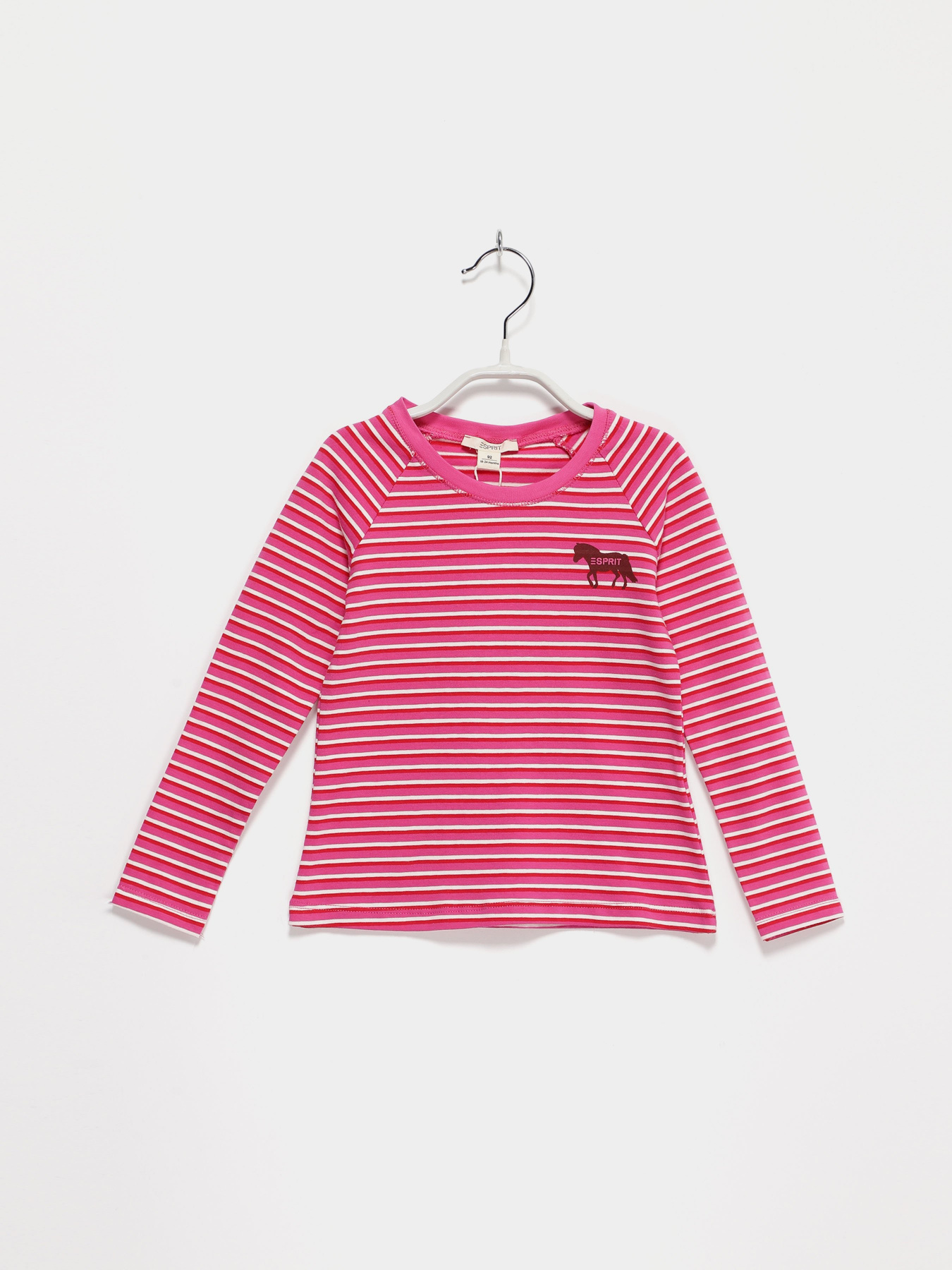 Лонгслив Esprit модель 7040931003_рожевий комб. Фото