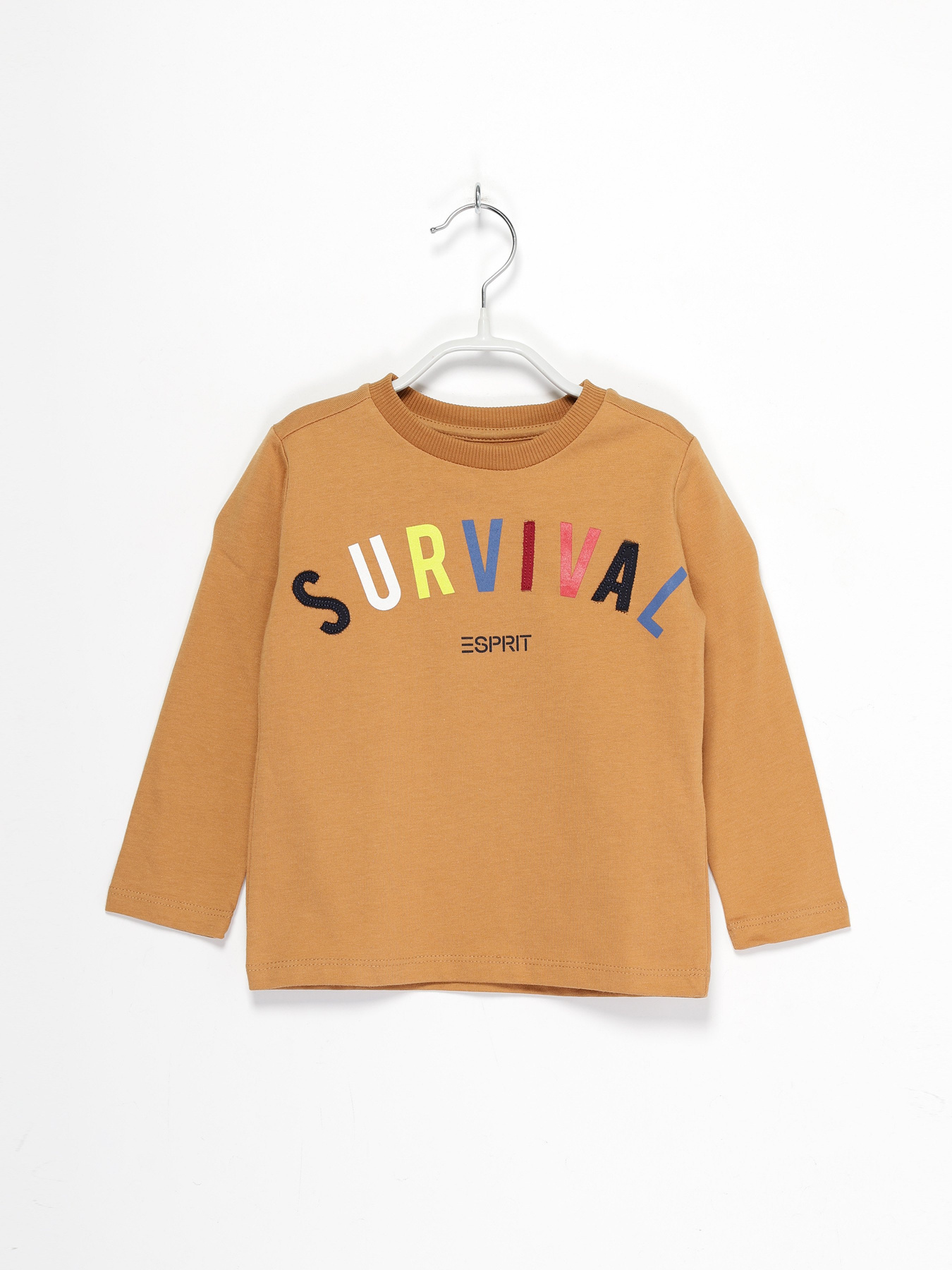 Лонгслів Esprit модель 7040941007_с.коричневий комб. Фото