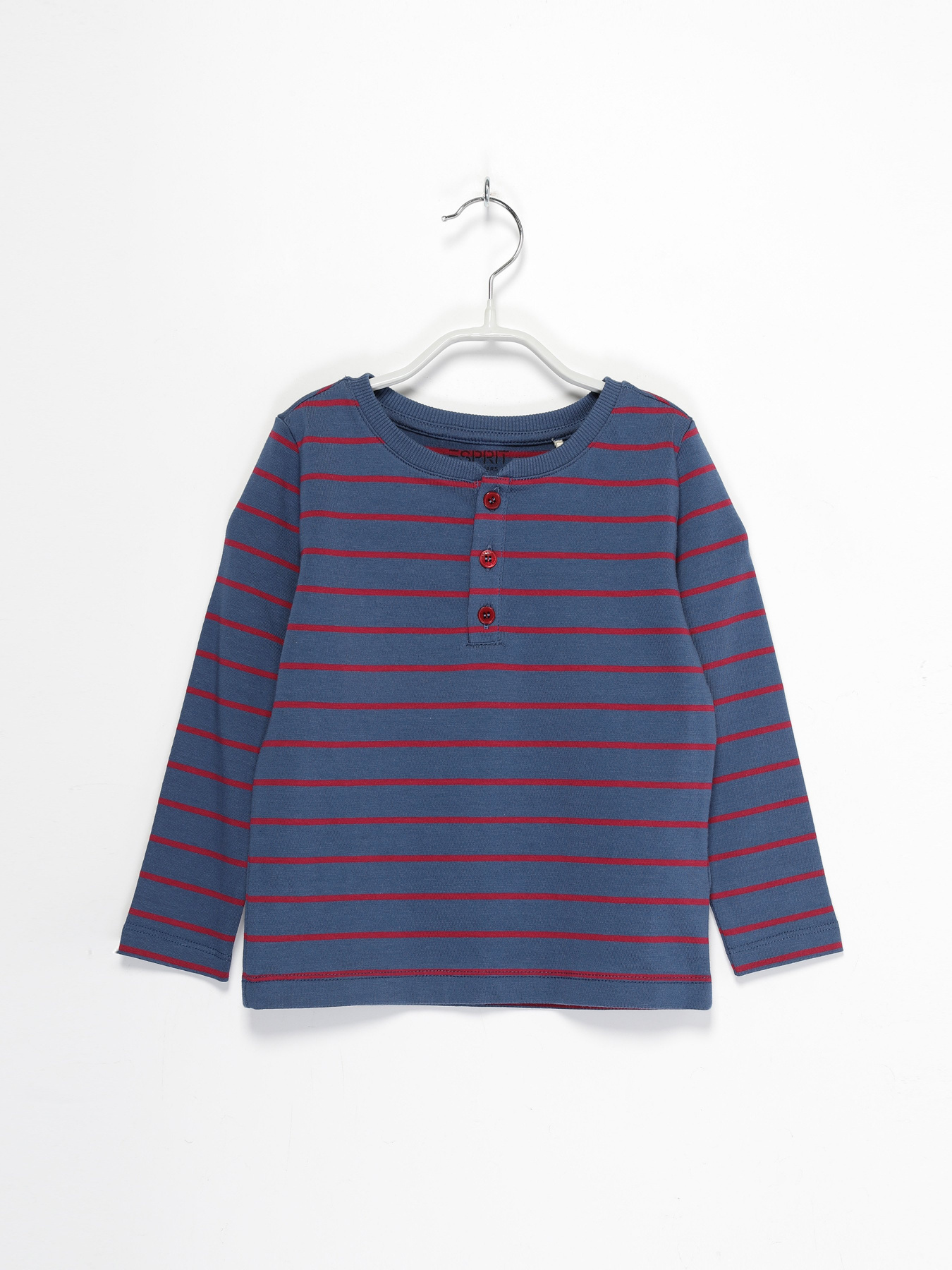 Лонгслив Esprit модель 7040941008_т.синій з червоним Фото