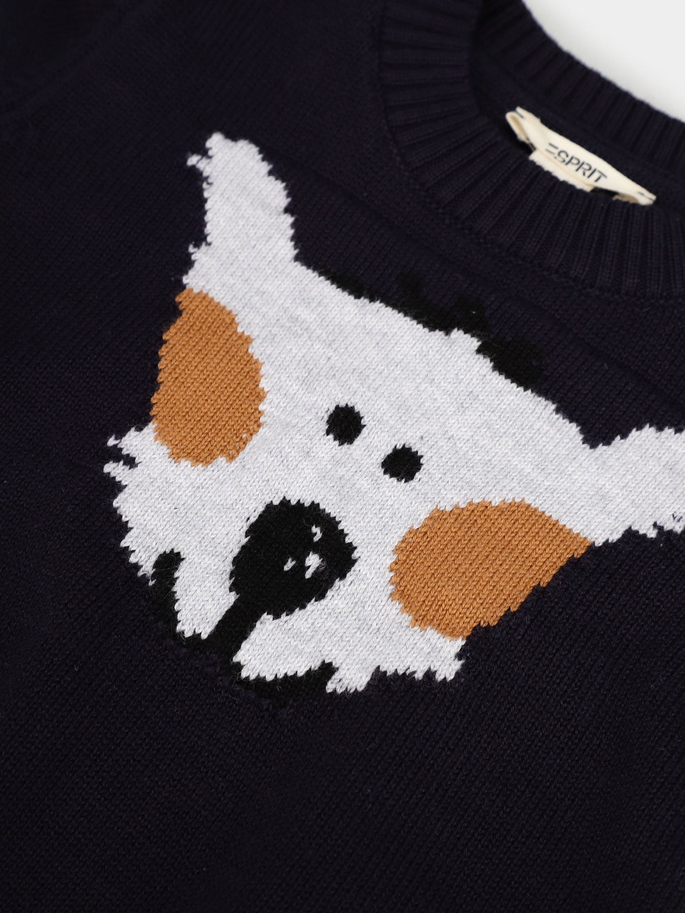 Джемпер Esprit модель 70409218010_т.синій комб. Фото