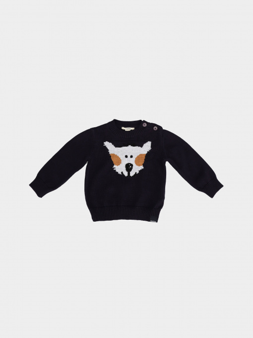 Джемпер Esprit модель 70409218010_т.синій комб. Фото