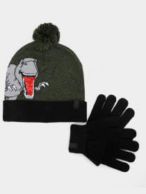 Шапка/перчатки Skechers T-Rex Flip Sequin модель SBK6022BLK Шапка/перчатки Skechers T-Rex Flip Sequin модель SBK6022BLK Фото