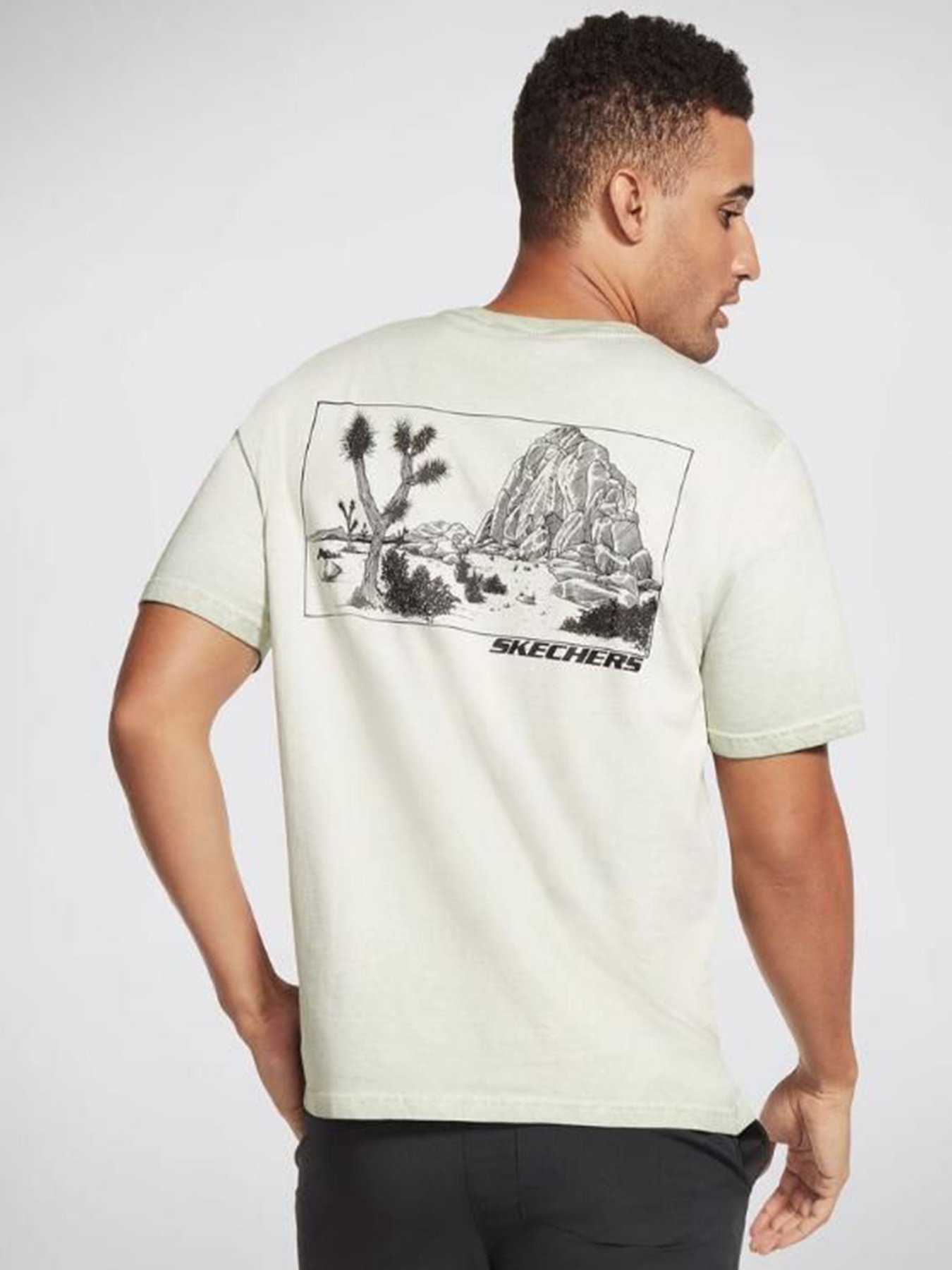 Футболка Skechers Washed Desert Crew модель M1TS159 GYMN Фото