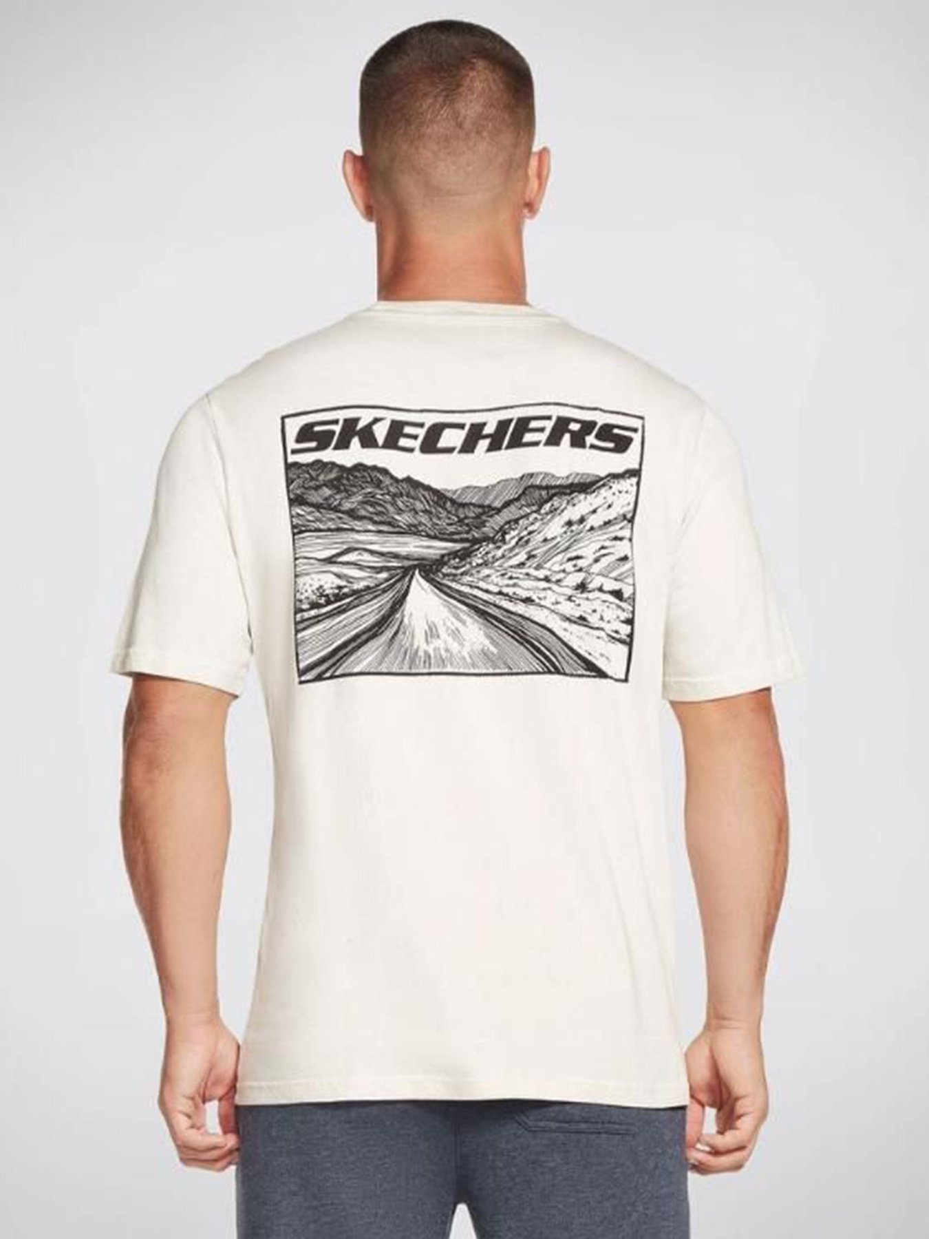 Футболка Skechers Washed Road Crew модель M1TS162 LTTN Фото