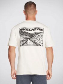Футболка Skechers Washed Road Crew модель M1TS162 LTTN Фото