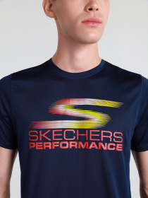 Футболка Skechers Performance модель EMTS3 NVY Фото