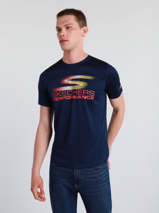Футболка Skechers Performance модель EMTS3 NVY Фото