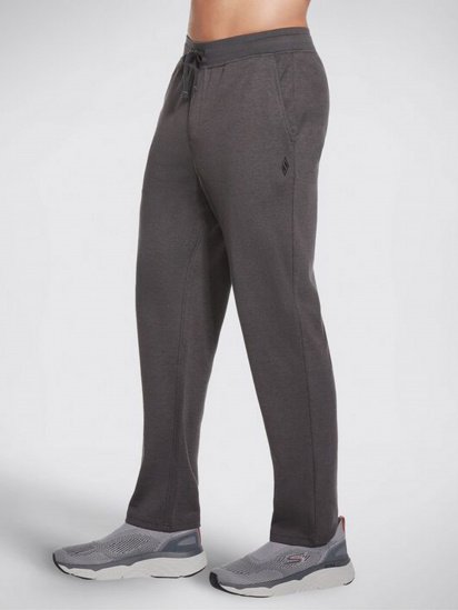 Штани спортивні Skechers GOKNIT PIQUE Lounge Pant модель M3PT70 CHAR — фото 3 - INTERTOP