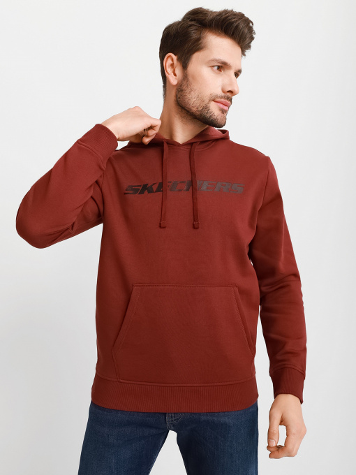 Худи Skechers Heritage Pullover Hoodie модель MHD12 DKBR Фото