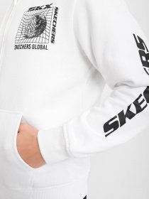Худи Skechers SKX Global модель MHD44 WHT Фото