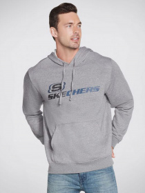 Худі Skechers GOlounge Triple Linework Hoodie модель MHD53 GRY Фото