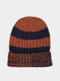 Шапка Skechers Marled Stripe Beanie Hat модель SMK1011BRN Фото