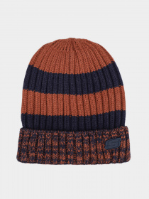Шапка Skechers Marled Stripe Beanie Hat модель SMK1011BRN Фото