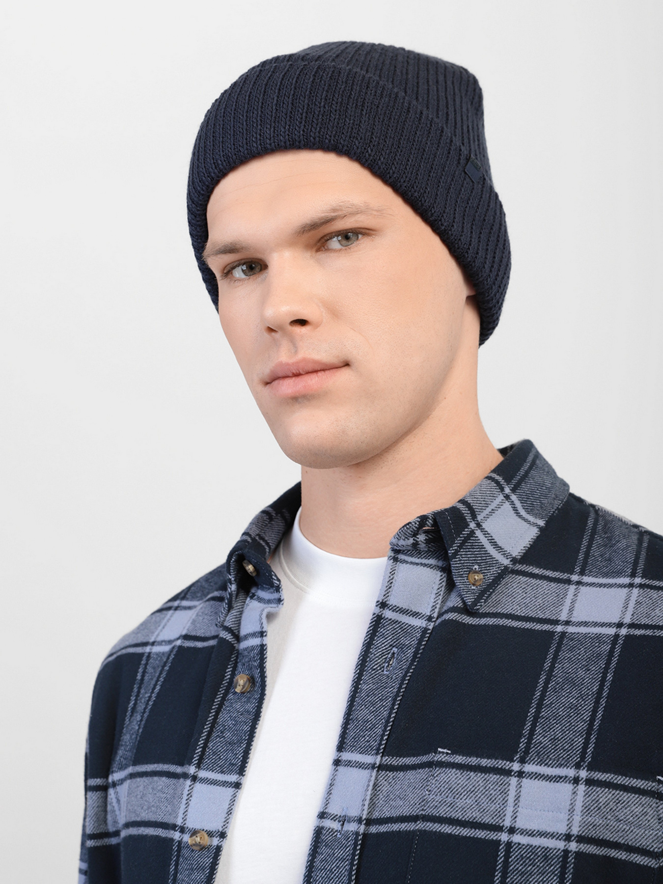 Шапка Skechers Solid Ribknit Beanie Hat модель SMK1016NVY Фото