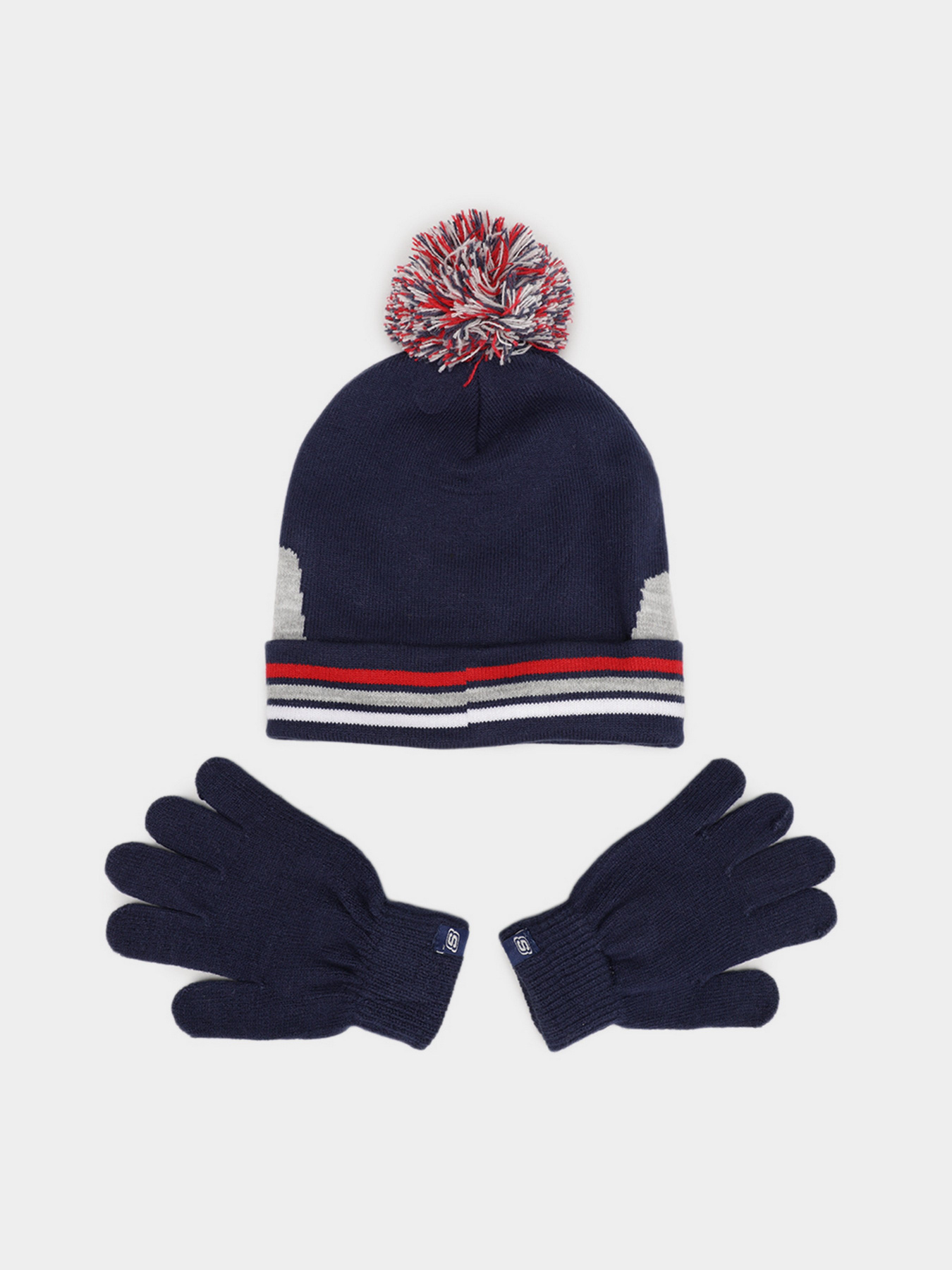 Шапка/перчатки Skechers Dino Ski Lighted Hat Set модель SBK6051NVY Фото