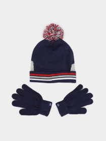 Шапка/перчатки Skechers Dino Ski Lighted Hat Set модель SBK6051NVY Фото