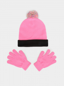 Шапка/перчатки Skechers Magical Light-Up Hat and Gloves Set модель SGK6024PINK Фото