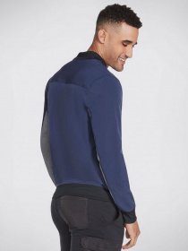 Спортивная кофта Skechers GOWALK Wear модель M1JA126 NVY Спортивная кофта Skechers GOWALK Wear модель M1JA126 NVY Фото