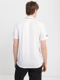 Поло Skechers Fade Stripe Golf Wіcking Breathable Zip Soft Feel модель M01TO36 WHT Фото