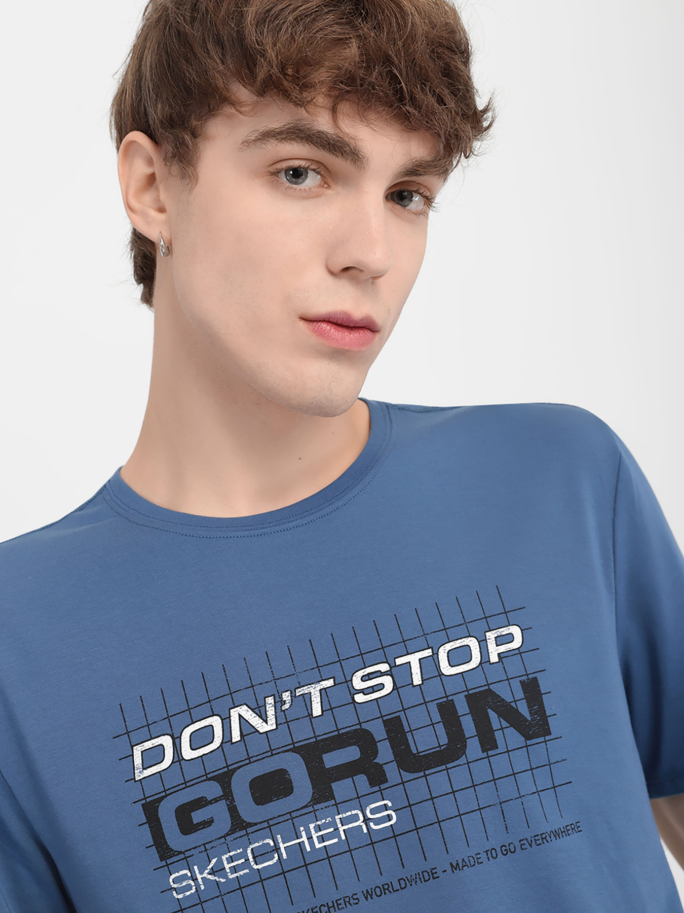 Футболка Skechers Don't Stop Go Run модель M3TS284 BLU Фото