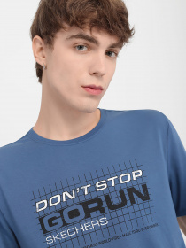 Футболка Skechers Don't Stop Go Run модель M3TS284 BLU Фото