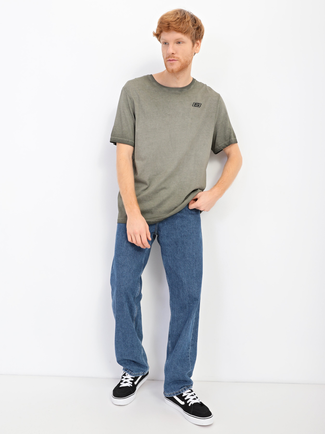 Футболка Skechers Heritage модель M1TS156 OLV Футболка Skechers Heritage модель M1TS156 OLV Фото