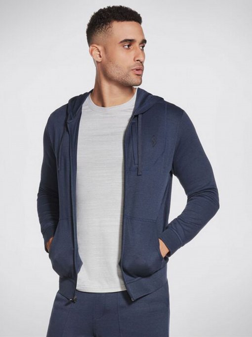 Кофта Skechers Apparel GOKNIT Pique Модель M3JA154 NVY Фото