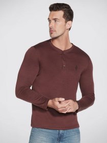 Кофта Skechers Apparel GOknit Pique Henley модель M3LT159 DKBR Фото