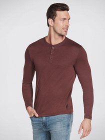 Кофта Skechers Apparel GOknit Pique Henley модель M3LT159 DKBR Фото