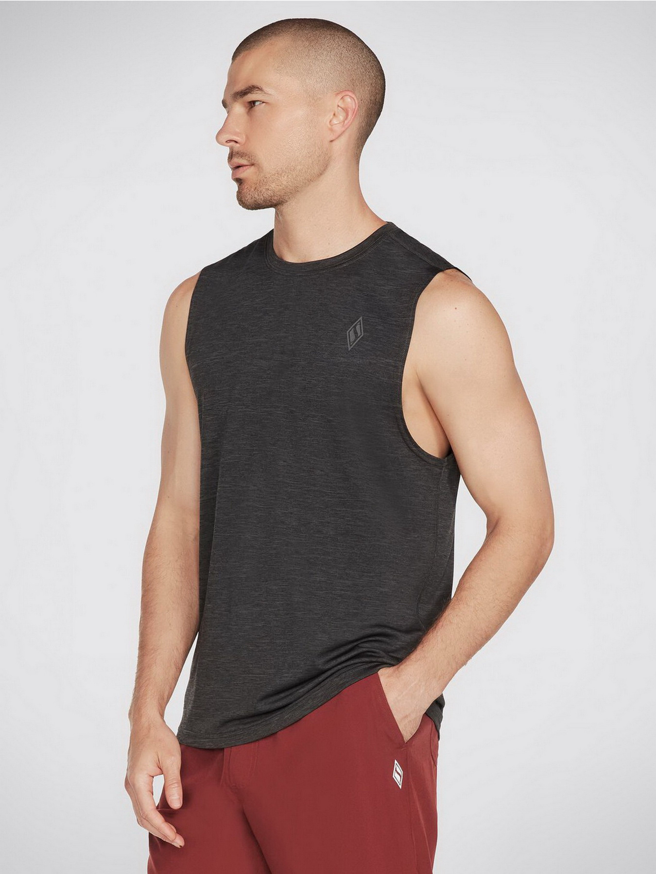 Спортивная майка Skechers On the Road Muscle Tank модель M2TT25 BKCC Фото