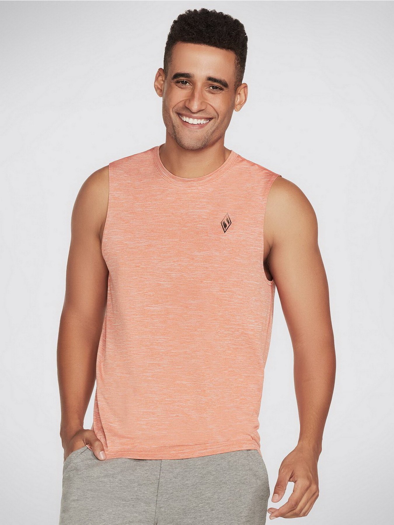 Спортивная майка Skechers On the Road Muscle Tank модель M2TT25 ORG Спортивная майка Skechers On the Road Muscle Tank модель M2TT25 ORG Фото