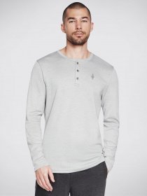 Лонгслив Skechers Apparel GOknit Pique Henley модель M3LT159 LTGY Фото