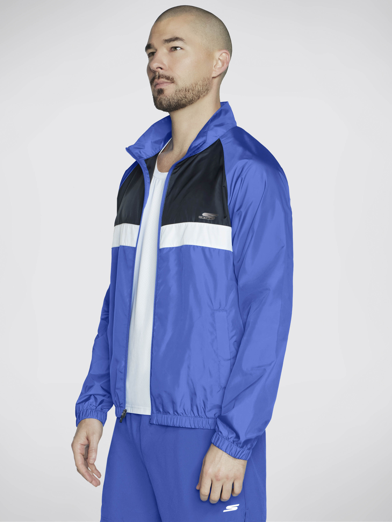 Кофта спортивная Skechers Speed Elite Track Jacket модель JA64 BLGR Фото