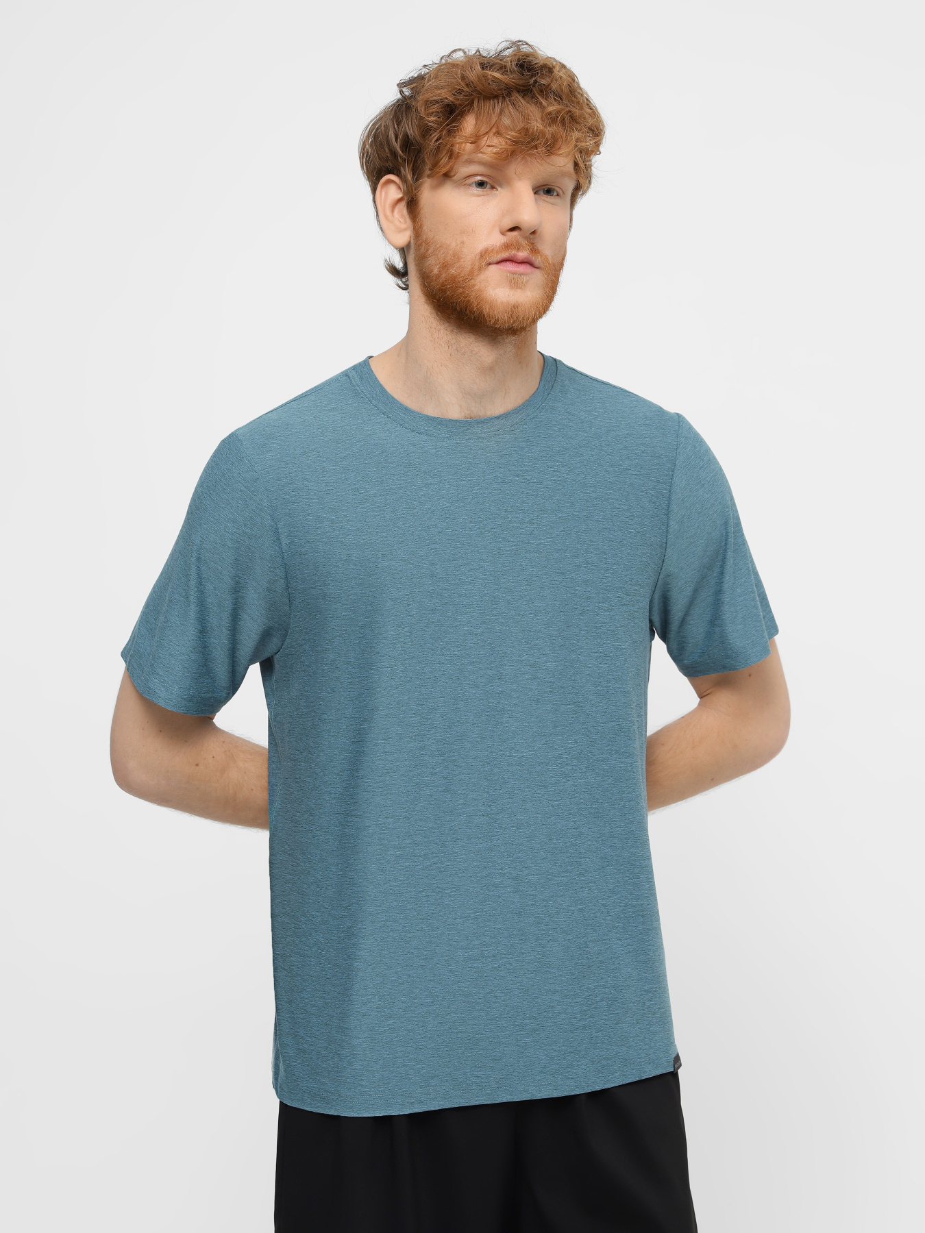 Футболка Skechers Go Dri All Day Tee модель TS107 GYBL Фото